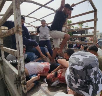 قصف تكية في دير البلح
