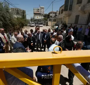 وفد دبلوماسي في جنين
