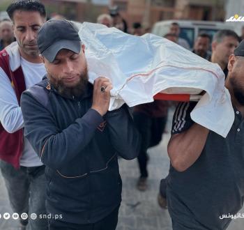 وداع وتشييع شهداء ارتقوا في خانيونس من مستشفى ناصر جنوب قطاع غزة 5.jpg