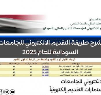 التقديم للجامعات السودانية 2023-2024