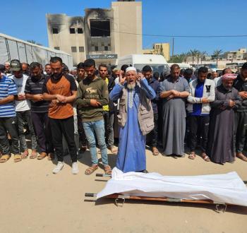 وداع الشهداء في غزة
