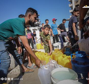 أزمة مياه الشرب تتفاقم في ظل استمرار المجاعة في غزة 1.jpg