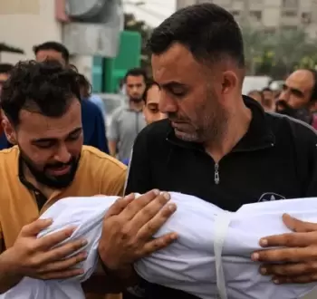 تشييع شهيد طفل قتلته قوات الاحتلال في غزة
