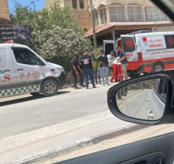 إصابة شاب قباطية