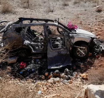 قصف مركبة مدنية في جنوب لبنان