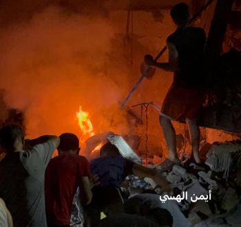 قصف منزل ال جودة