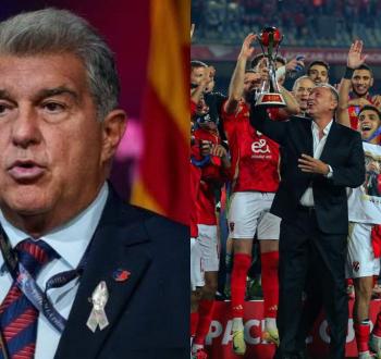 اجتماع مهم بين الأهلي المصري وبرشلونة لهذا السبب