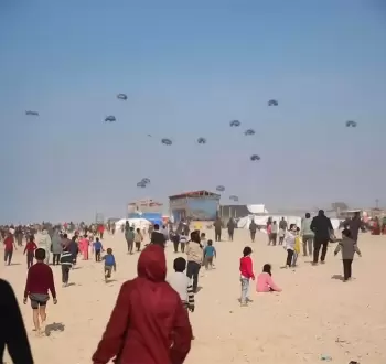 إنزال جوي للمساعدات
