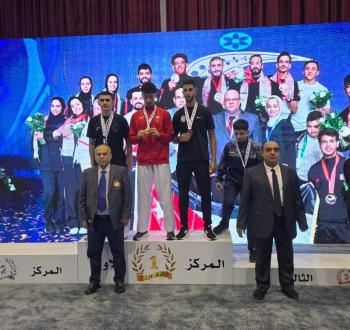 فلسطين تحصد 15 ميدالية ملونة في البطولة العربية للكاراتيه