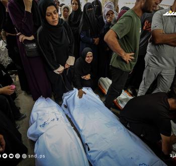 وداع وتشييع شهداء ارتقوا الليلة الماضية في غزة7.jpg