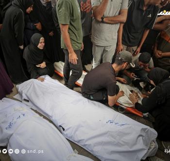 وداع وتشييع شهداء ارتقوا الليلة الماضية في غزة