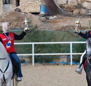 نتائج بطولة فلسطين الثالثة للفروسية في الخليل