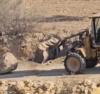 اغلاق طريق مستوطنون