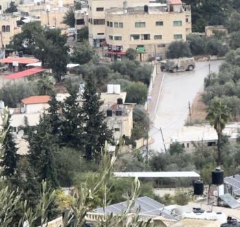 محاصرة منزل في قرية مركة جنوب جنين.jpeg