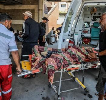 نقل شهداء وإصابات في غزة