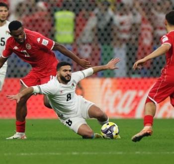 تفاصيل تعادل منتخب فلسطين ومنتخب تونس في مباراة الأهداف الأربعة بكأس العرب