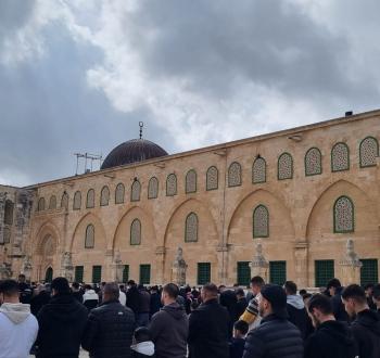 صلاة الجمعة في الأقصى