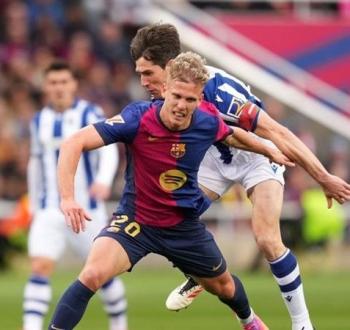 بث مباشر مباراة برشلونة ضد ريال سوسيداد في الدوري الإسباني