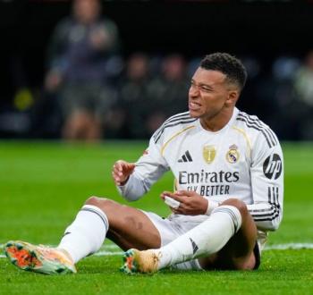 ريال مدريد  يعلن مدة غياب مبابي