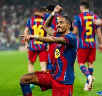 برشلونة يعلن عن مدة غياب رافينيا
