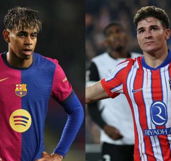 تشكيلة برشلونة وأتلتيكو مدريد في نصف نهائي كأس ملك إسبانيا