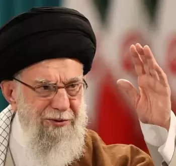 المرشد الأعلى الإيراني علي خامنئي.