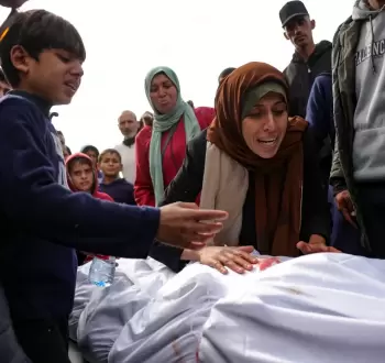 وداع شهداء بمدينة غزة