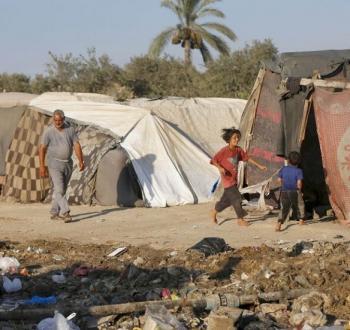 أوضاع كارثية بمراكز النزوح بغزة