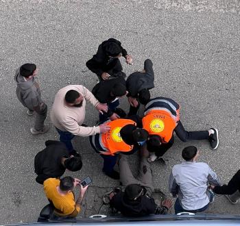 إصابة شابين في نابلس