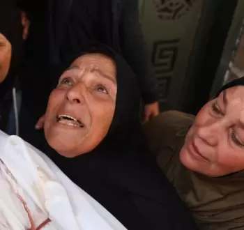 وداع شهيد بمدينة غزة