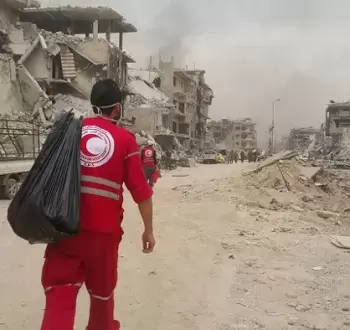 الهلال الأحمر في غزة