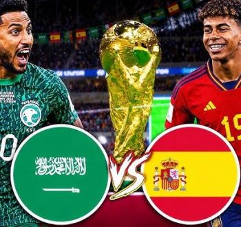 بث مباشر مباراة إسبانيا والسعودية في كأس العالم 2026