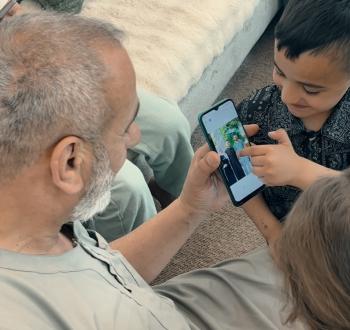 أطفال الأسيرة لينا مسك