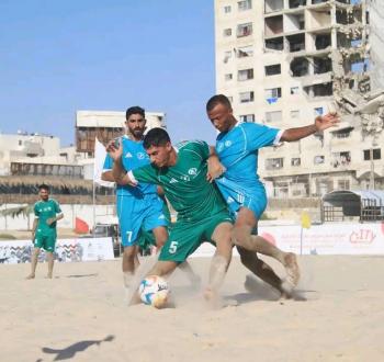 الصداقة ونماء إلى نهائي البطولة الشاطئية بغزة