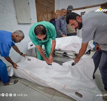 شهداء ومصابون يصلون إلى مجمع ناصر الطبي إثر غارة إسرائيلية في مواصي خانيونس