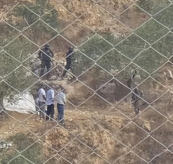الاحتلال يحتجز عدد من المزارعين خلال عملهم في قطف الزيتون.