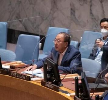 رئيس مجلس الأمن الدولي السفير الصيني تشانغ جيون