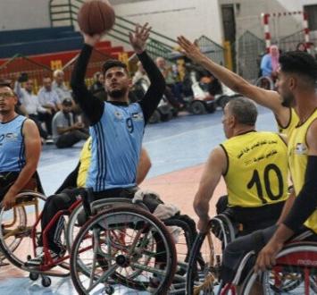 انطلاق دوري كرة السلة على الكراسي المتحركة لذوي الإعاقة بغزة