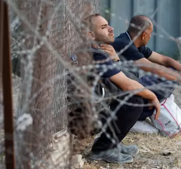عمال فلسطينيون