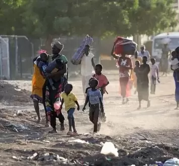 النزوح في السودان
