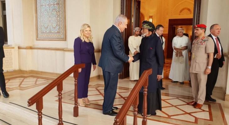 نتنياهو يلتقي قابوس في عمان