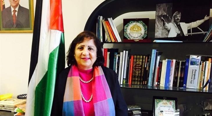 وزيرة الصحة الفلسطينية في رام الله