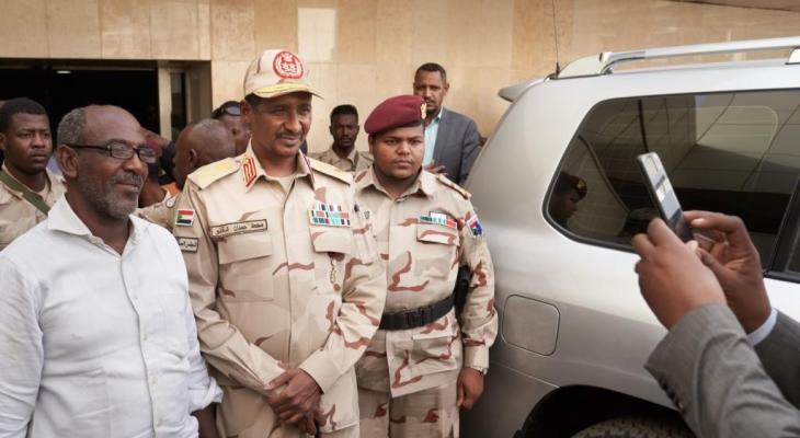 نائب رئيس المجلس العسكري في السودان محمد حمدان دقلو (حميدتي)