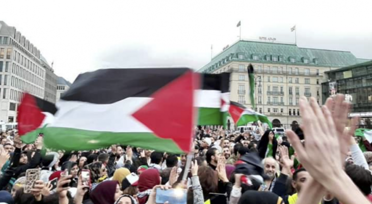 علم فلسطين في برلين
