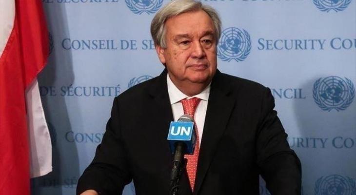 أمين عام الأمم المتحدة أنطونيو غوتيريش