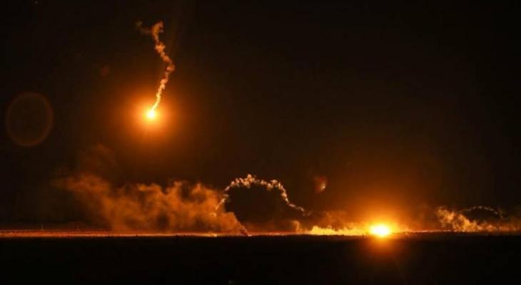 سماع دوي انفجارات في غلاف غزة.jpg