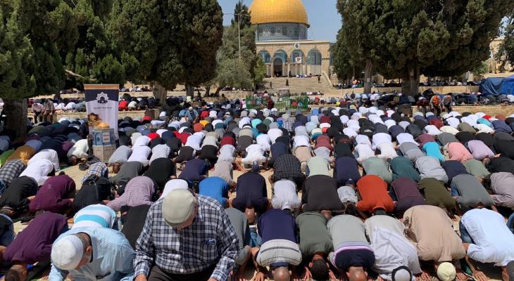 صلاة الجمعة في المسجد الأقصى
