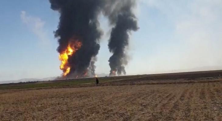 انفجار خط لمكثفات الغاز في إيران
