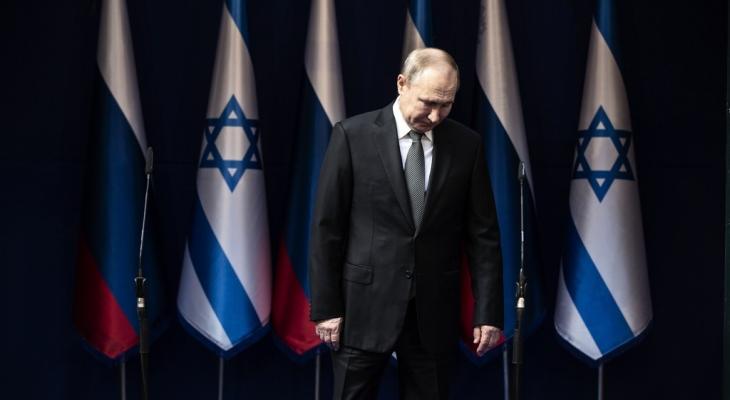 بوتين خلال استقبال وفد إسرائيلي