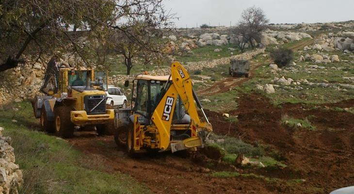 الاحتلال يستولي على معدات ثقيلة في بيت لحم